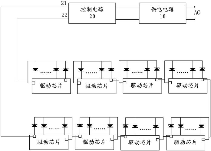 七彩led灯电路原理图解_七彩霓虹灯带原理