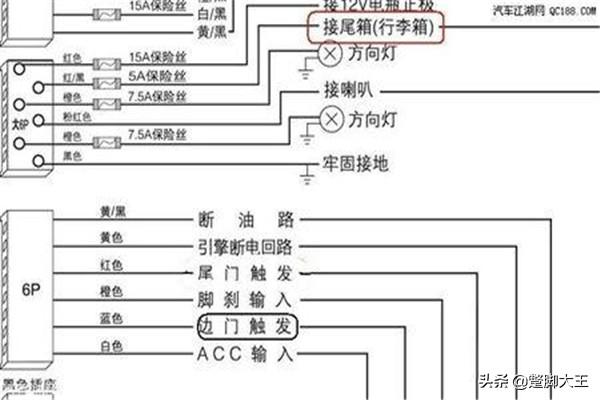 铁将军防盗器安装图纸高清 铁将军防盗器安装图纸高清