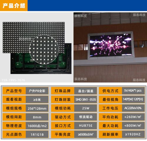 全面解析：室外LED屏型号及其参数指南