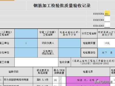 检验批质量验收记录表名称怎么填,检验批质量验收记录表名称