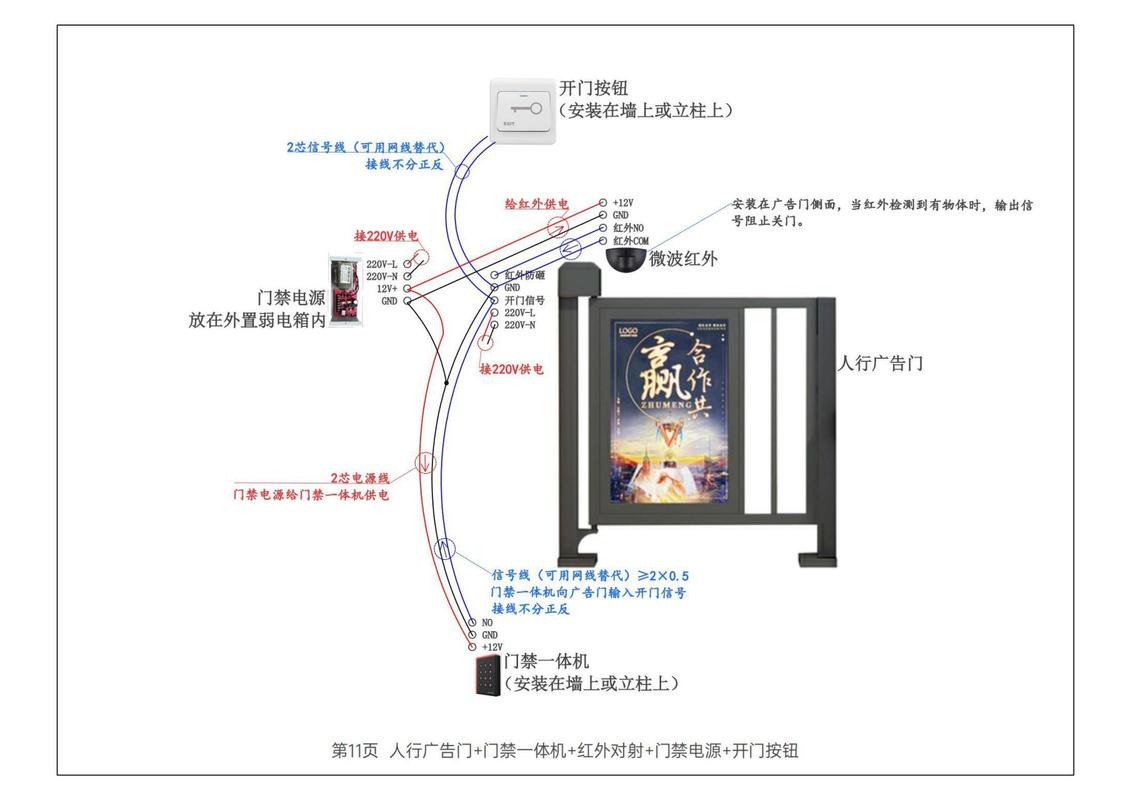 道闸安装详细接线图 道闸安装详细接线图解