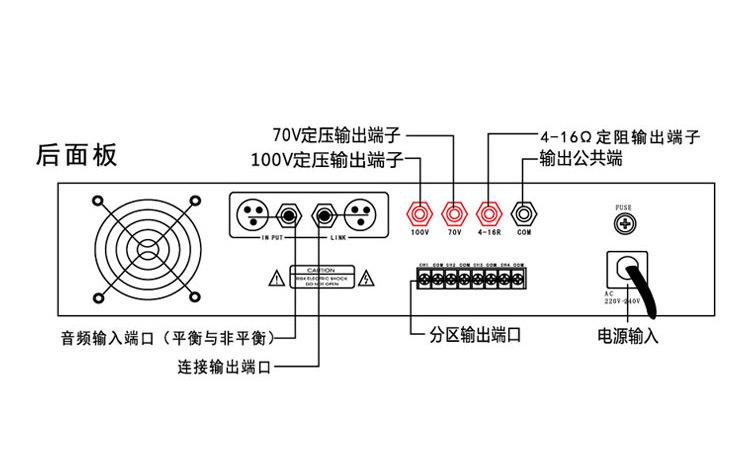 室外广播接线方法图,室外广播接线方法