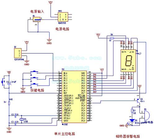 防小偷红外线报警器原理 防小偷红外线报警器原理图