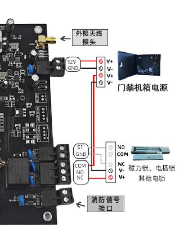 大华门禁系统一体机接线图 大华门禁一体机接线方法